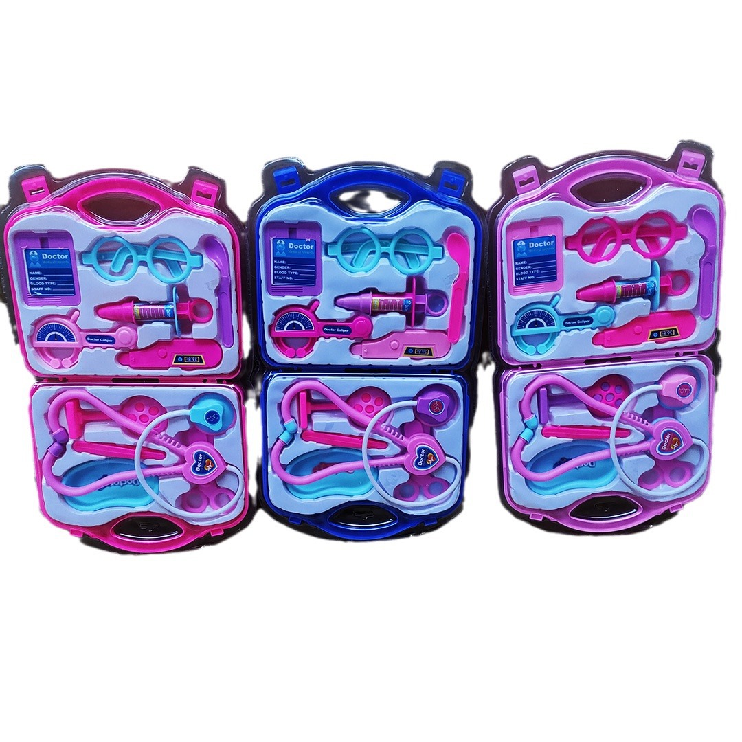 Children's Medical equipment 778 simulation little doctor play house portable medical equipment box stethoscope injection suit toys wholesale
