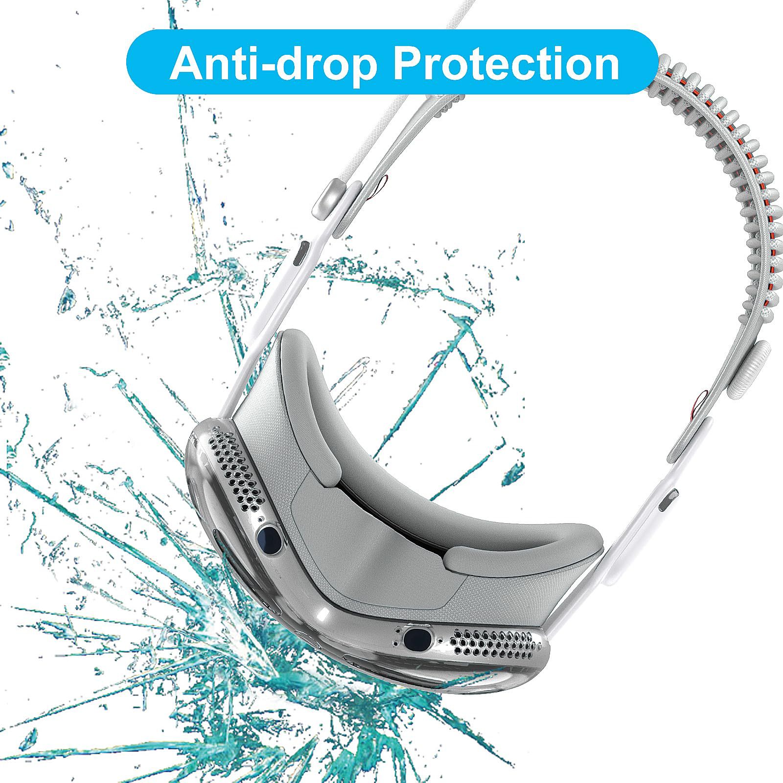 For Apple Vision Pro protective cover Apple VR device head display protective cover transparent anti-drop protective case