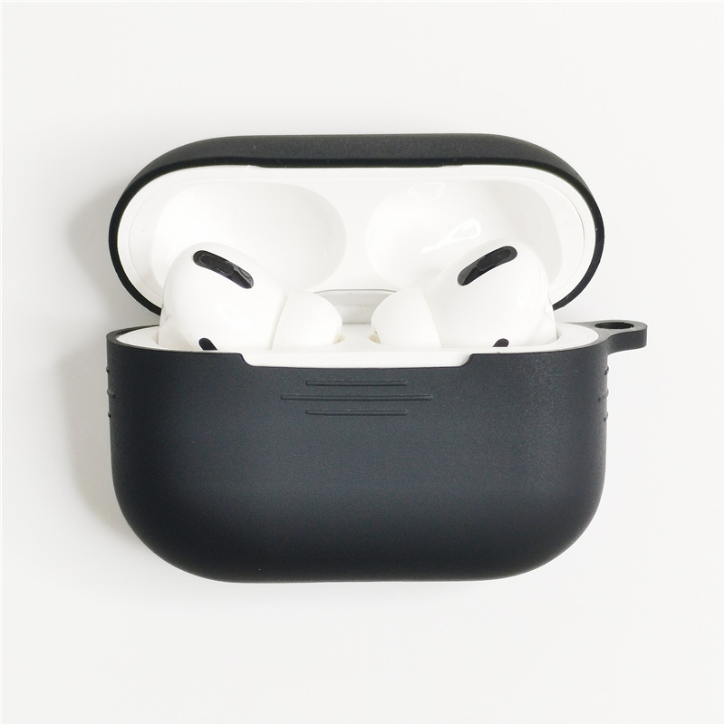 Suitable for Apple AirPods Pro Protective Cover Wireless Bluetooth Headset Silicone Thin Pure Color Shell Cosmetics Bag