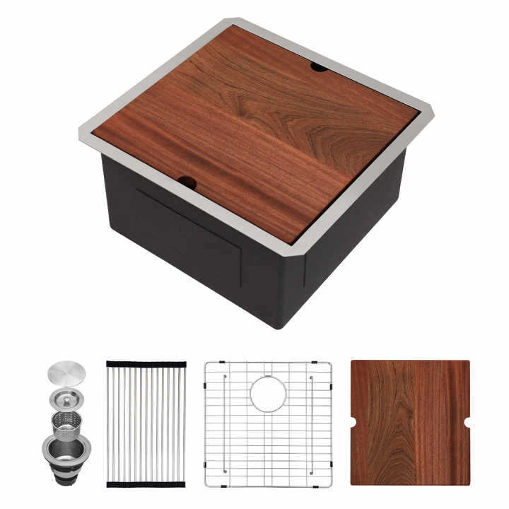 Rv Sink with Lid, 304 Stainless Steel Folding Flip-Top Wash Basin, Rv Modification Supplies