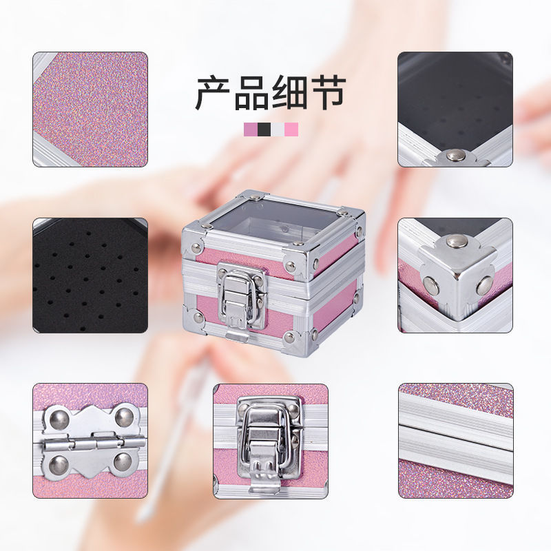 Cross-border Nail Polishing Head Storage Box Portable Tool Box Desktop Finishing Storage Rack Toolbox Jack Display Rack