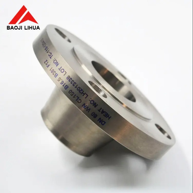 Necked Butt-Welded Zirconium Flange, Zirconium Alloy Flange, Full Specifications, Directly Supplied by Lihua Titanium Industry Manufacturer, Can Be Customized