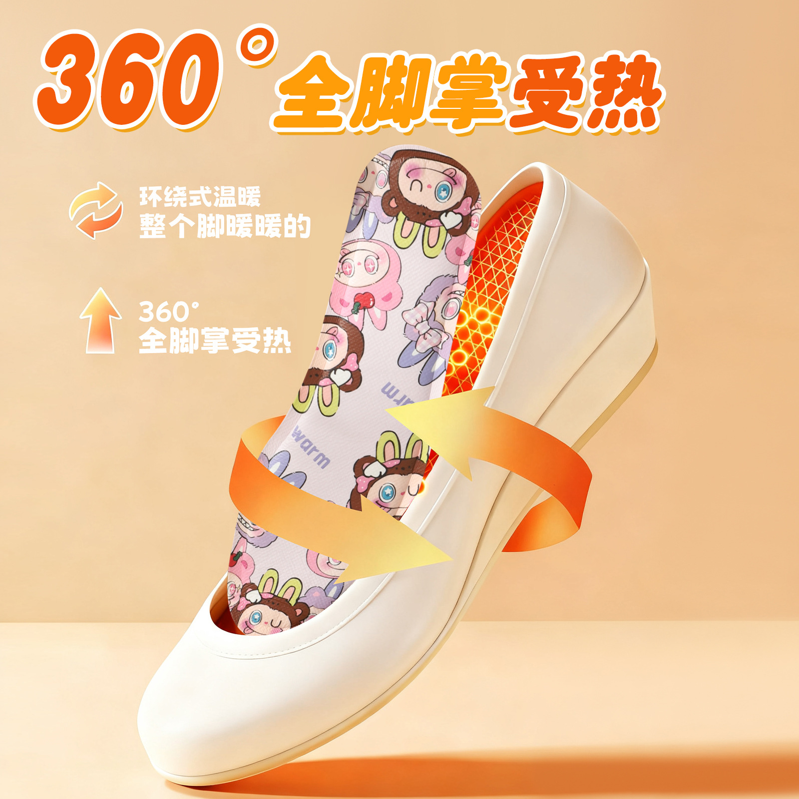 Heating Insoles 2025 New Model Warm Winter Student Party Office Worker Cold-Resistant Magic Disposable Self-Heating Insoles