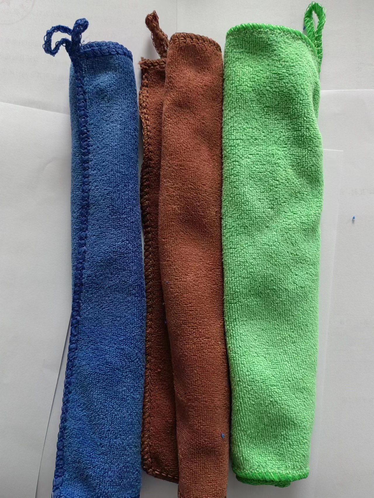 Factory microfiber thick polyester brocade absorbent 25*25 square towel household towel car towel kitchen towel