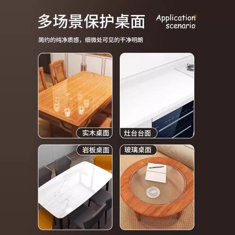 Transparent Furniture Protective Film Self-Adhesive Solid Wood Dining Table Table Countertop Waterproof Film Square Table Coffee Table Special Desktop Film