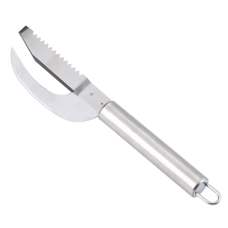 Fish Scale Scraper Kitchen Gadget Fish Scale Knife 2-in-1 Fish Killing Knife Fish Butchering Knife Fish Maw Knife Fish Scale Seafood