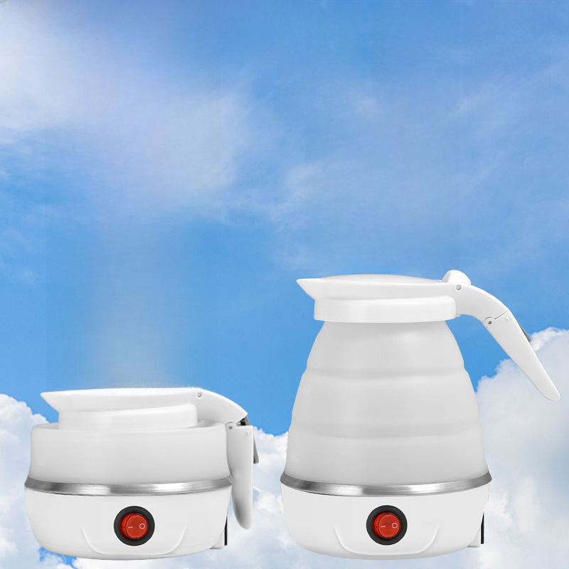 Cross-border thermostatic electric folding Kettle Kettle Kettle travel household silicone electric kettle automatic power-off insulation constant temperature