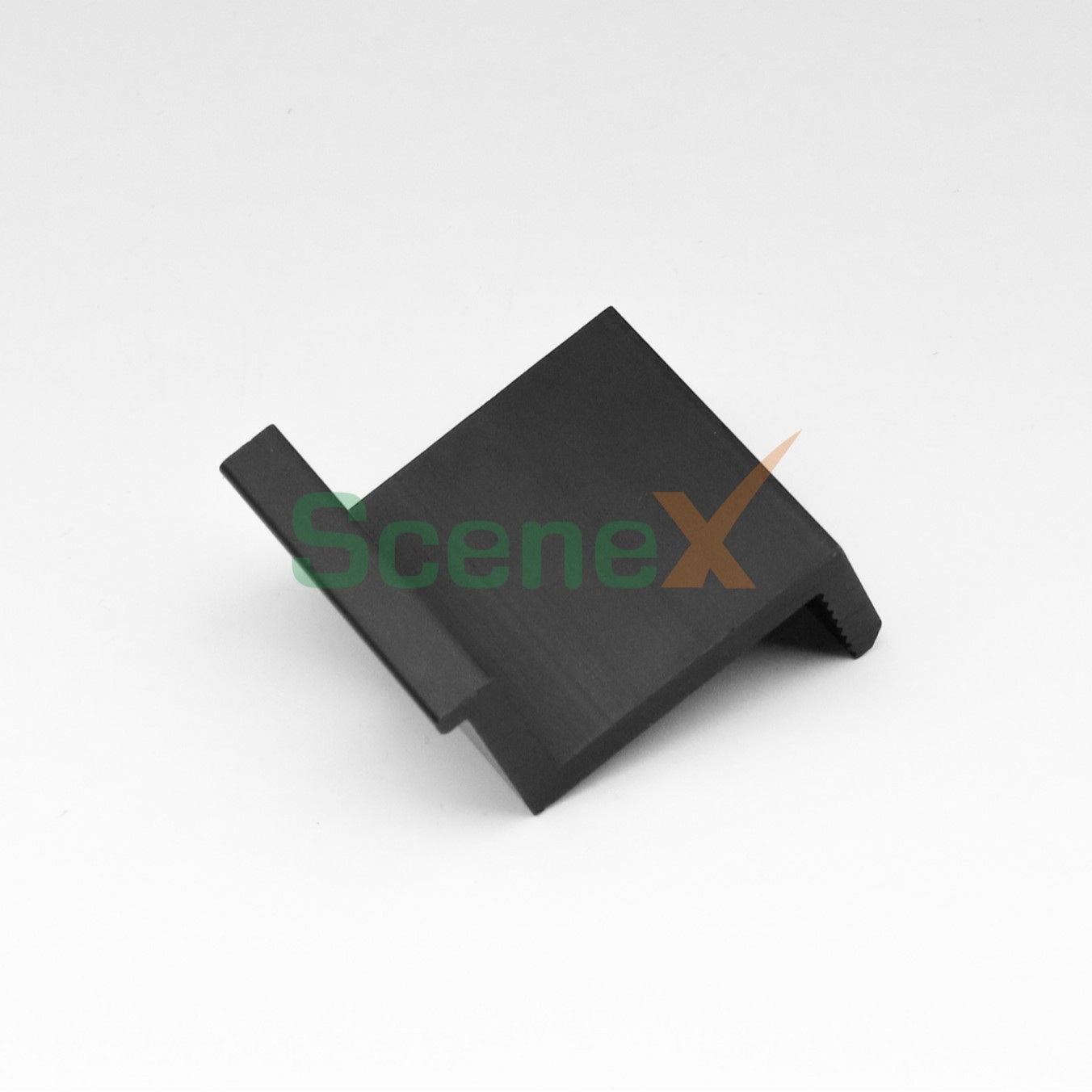 Black Solar Photovoltaic Bracket Side Pressure Block Assembly Middle Clamp End Clamp Medium Pressure Block Aluminum Alloy Side Pressure Block Cross-Border