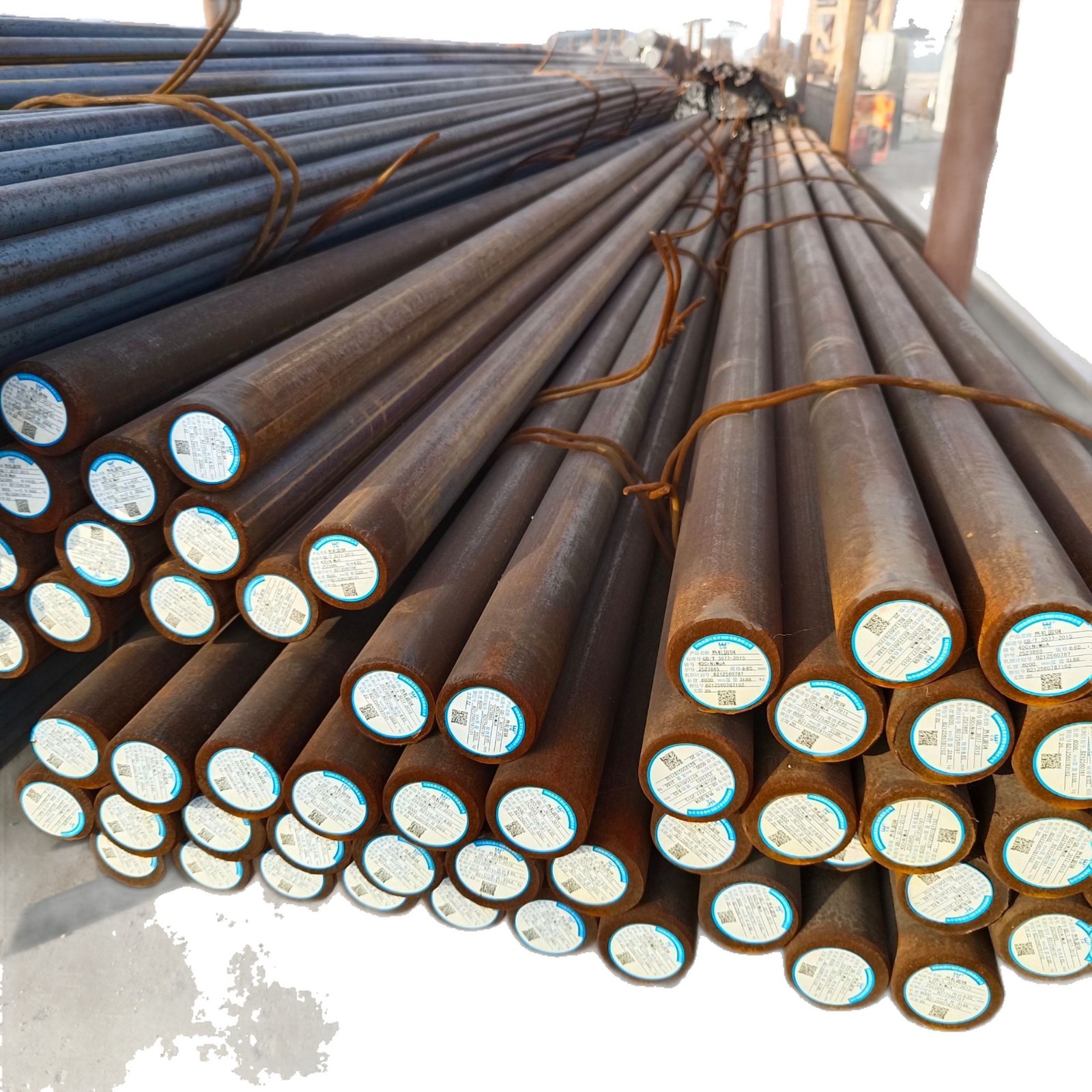 European Standard 42Crmo4 Round Steel Alloy Structural Steel Round Bar Forged Round Steel Stone Steel 42Crmo4 Hot Rolled Round Steel