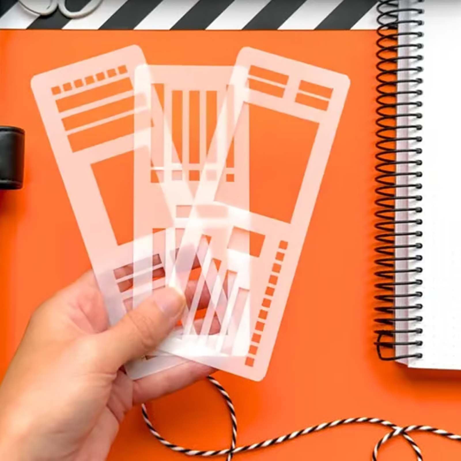 Cross-Border Amazon Creative Portable Flexible Record Template Flexible Record Template Ruler