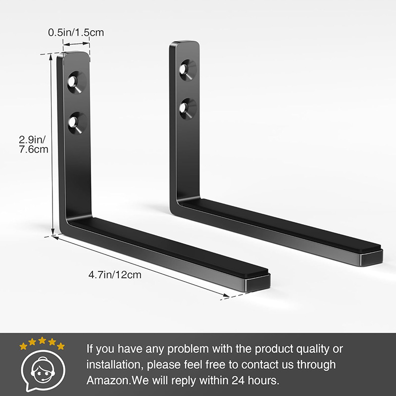 Amazon's Hot-Selling Bar Speaker Wall-Mounted Speaker Metal Bracket. Metal Bracket Metal Audio Bracket
