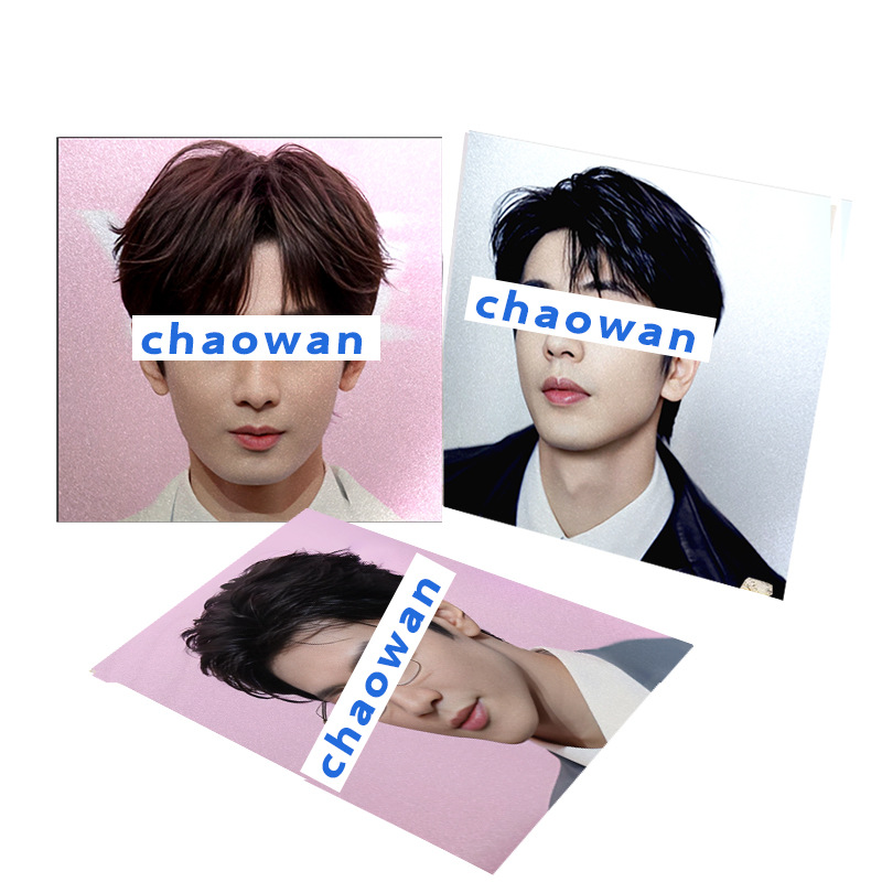 Custom Celebrity Cards, Square Cards, Milk Tea and Coffee Co-Branded Film and Television Peripherals, Frosted Laser Cards, Collection Cards, Square Cards, Customization