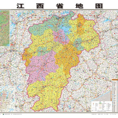 Provincial map factory direct wholesale new genuine film waterproof China world map crease-free delivery