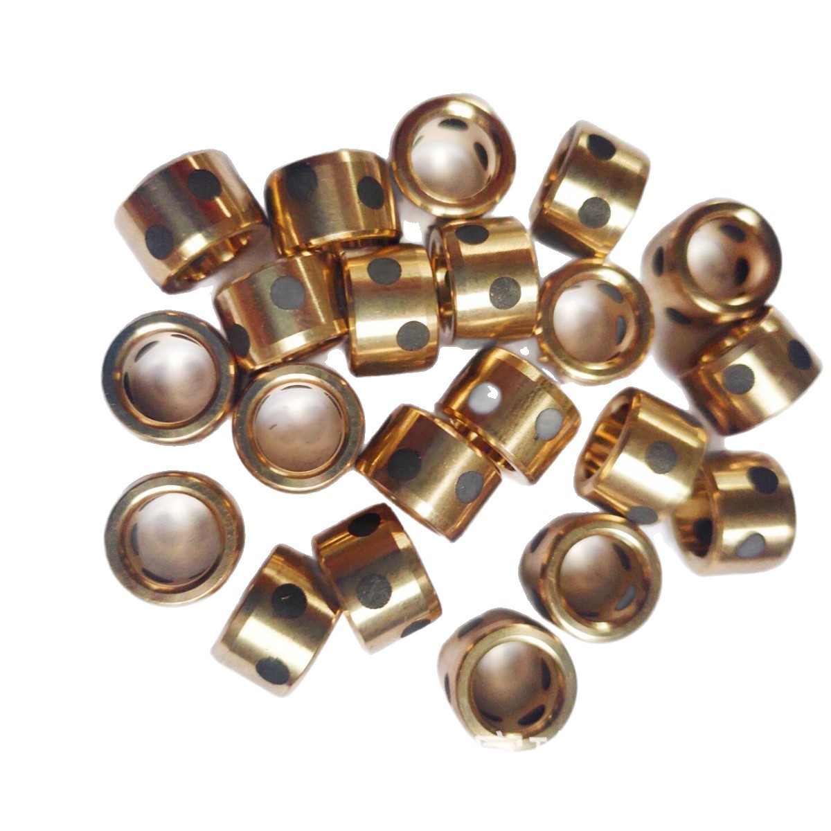 Oil-Free Bushing, Wear-Resistant Brass Graphite Copper Sleeve, Mechanical Inch Sleeve, Tin Bronze Copper Sleeve, Brass Inch Sleeve