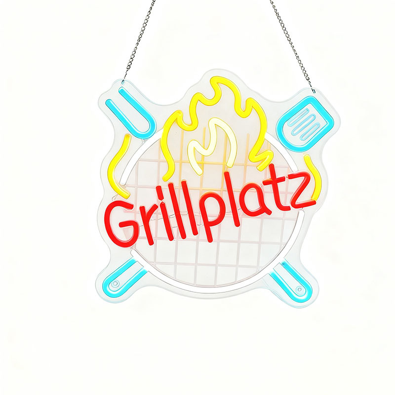 Led Neon Grillplatz Bbq Sign Light Creative Kitchen Restaurant Decoration Internet Celebrity Atmosphere Light