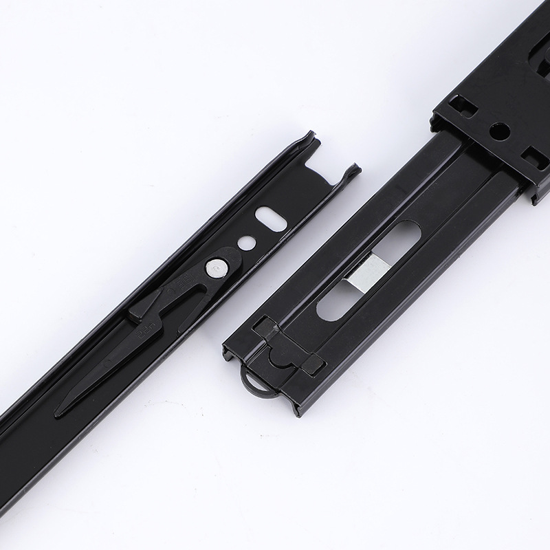 45 Wide 4 Inches 5 Inches 6inch 8inch Slide Rail Wardrobe Cabinet Silent Buffer Guide Rail Thickeneded Side-Mounted Track Drawer Track