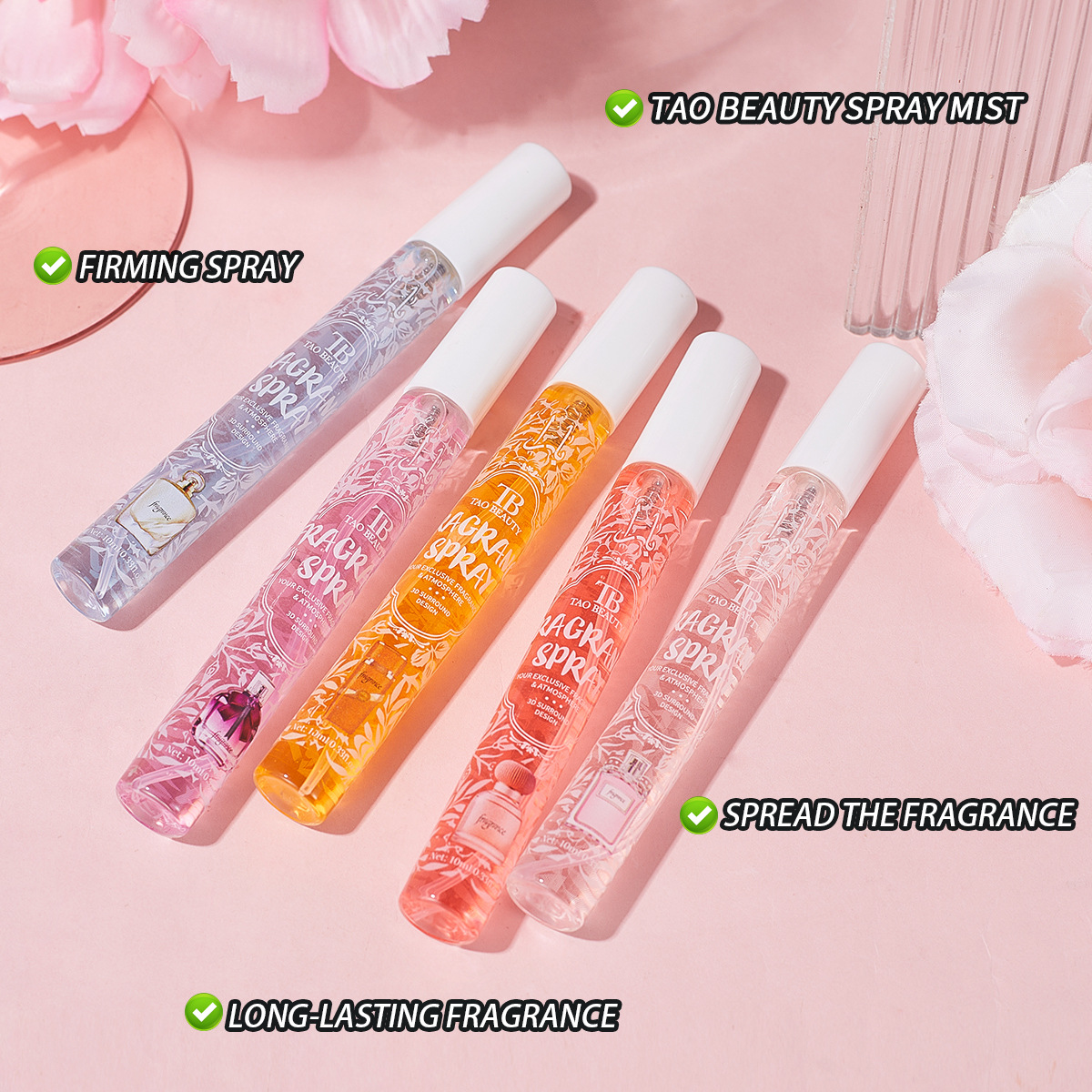 [Cross-Border Supply] Tao Beauty Perfume Set Fragrance Spray 10ml Long-Lasting Fragrance Perfume Wholesale