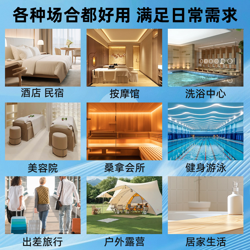 Disposable Towels and Bath Towels Individually Packaged Wholesale Thickened Disposable Face Towels for Bathing, Beauty Salons, and Hotel Supplies