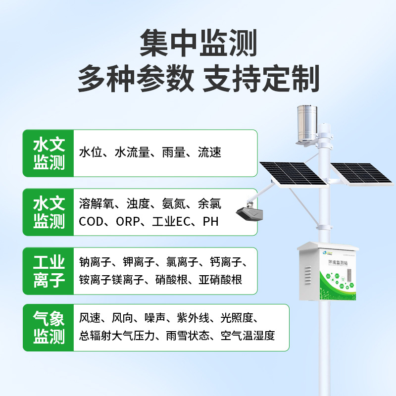 Hydrologic Water Level Monitoring Station Radar Rainfall Water and Rain Situation Detection River Reservoir Flood Prevention Monitoring Flow Velocity and Volume Warning