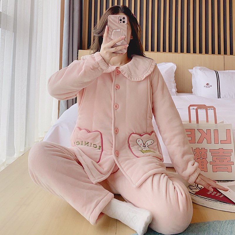 Детская бархатная утепленная одежда с мягким восковым ощущением, кардиган для кормления, комплект из двух предметов