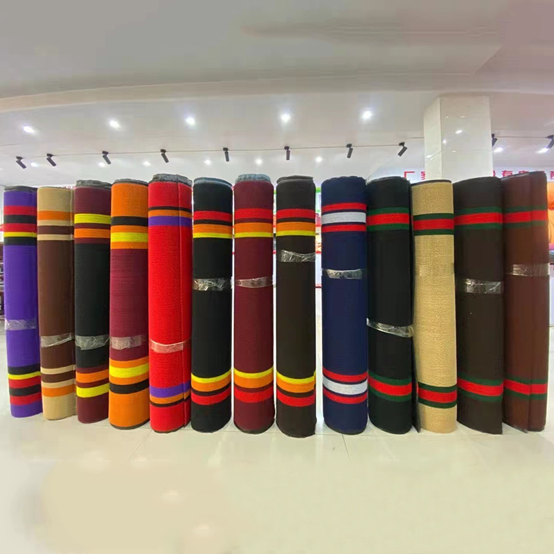 Solvent-free Teslin mat roll material 1.05*12m Shu fiber anti-skid car mat can be cut encrypted mat