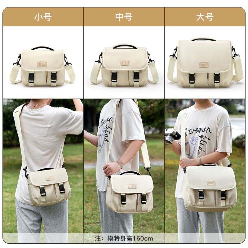 A Lifetime Convenient Shoulder Digital Camera Bag SLR Photography Storage Bag for Canon Sony Fuji