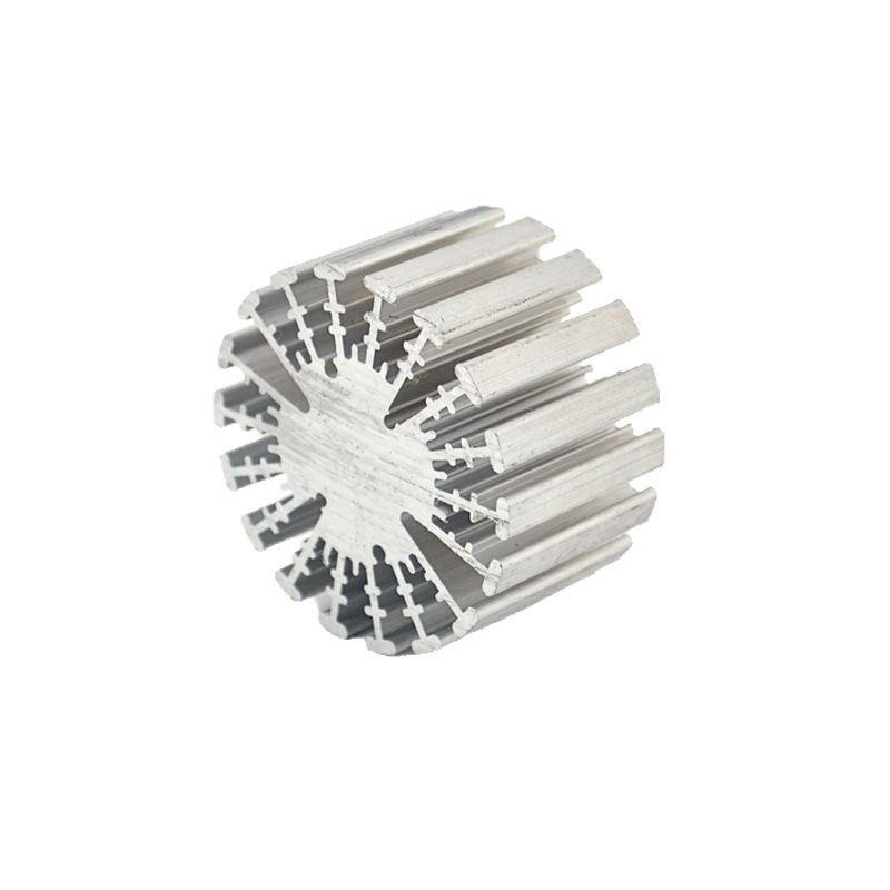 Round sunflower solid aluminum alloy radiator accessories led lamps aluminum COB lamp beads thermal conduction sheet radiator