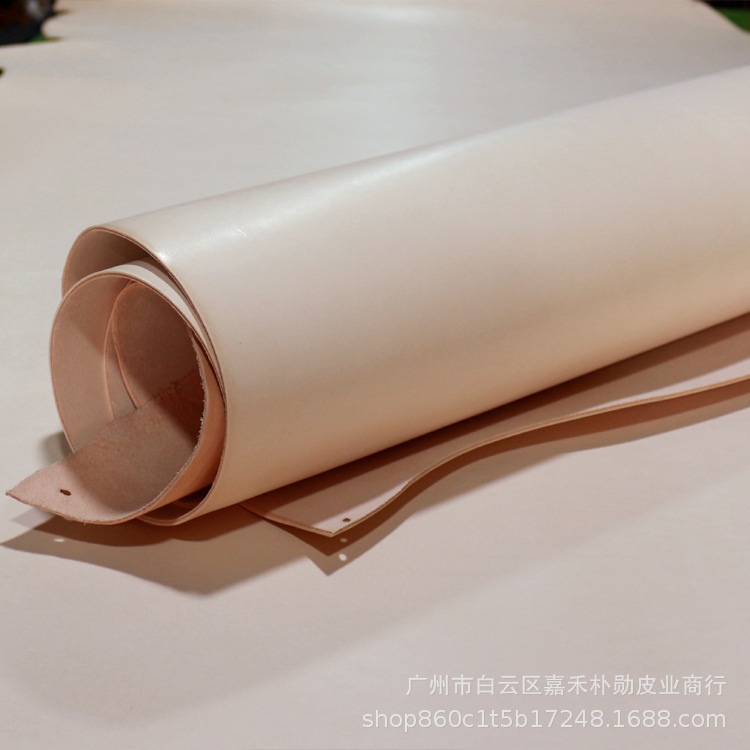 Italian Style Primary Color Vegetable Tanned Leather Tree Paste Leather Carved Leather Handmade DIY Leather Easy to Absorb Water