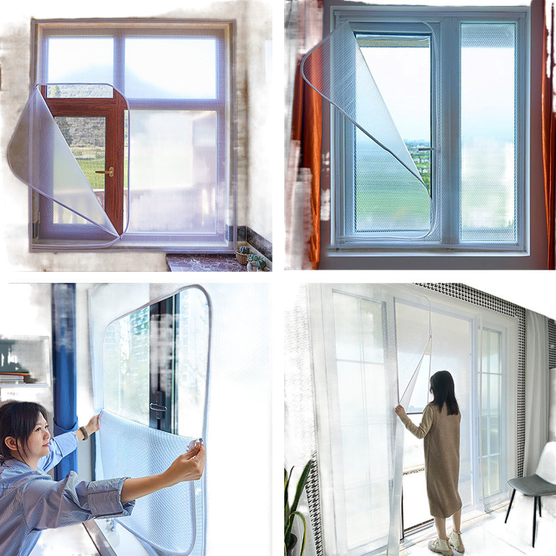 Winter Window Windproof Curtain Cold-Proof Sealing Curtain Anti-Freeze Insulation Film Northeast Window Sealing Film Wholesale
