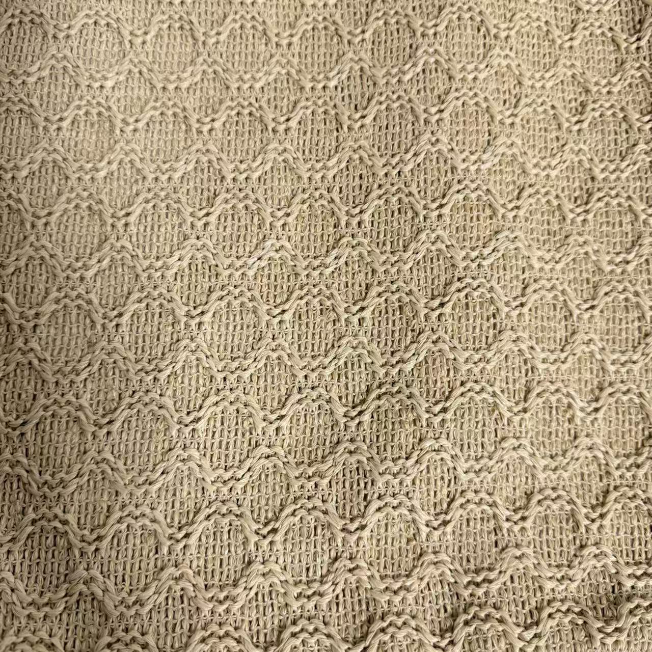 Outdoor Sunscreen Abrasion Resistant Straw Fabric Throw Pillow Cover Throw Pillow