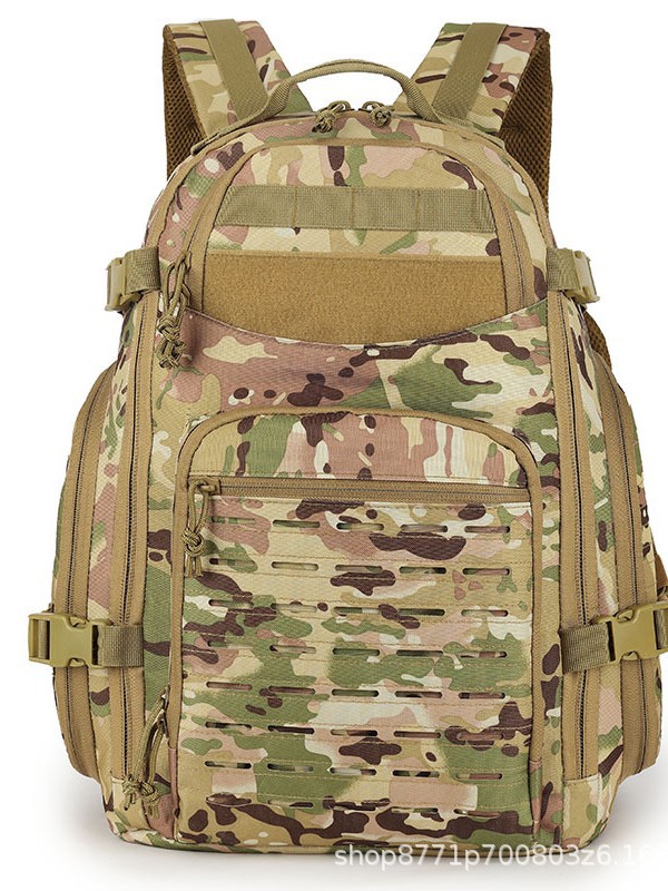 New Shoulder Tactical Camouflage Backpack Mountaineering Camping Large Capacity Bag Cycling Backpack Outdoor Tactical Backpack Wholesale