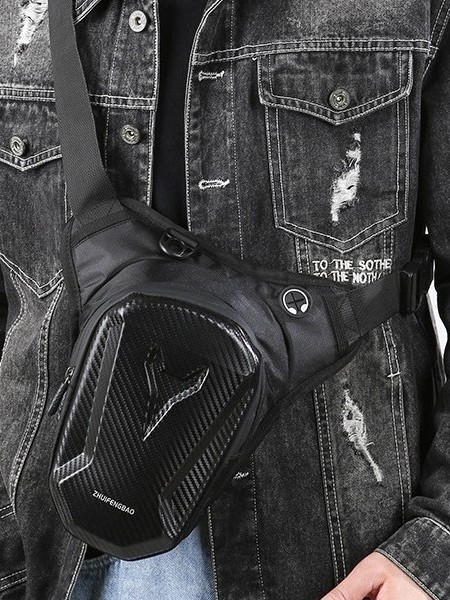 Fashionable Motorcycle Leg Bag, Riding Bag, Motorcycle Crossbody Bag, Men's Waist Bag, Outer Delivery Cross Bag, Riding Backpack, Waterproof