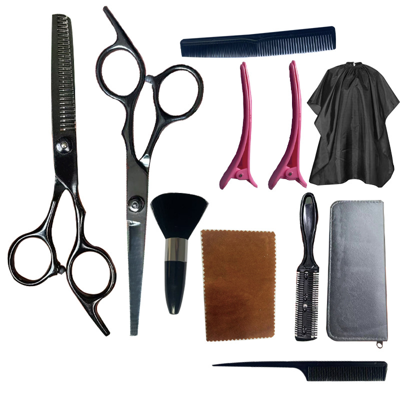 Hairdressing Scissors, Hairdressing Scissors, Flat Hair Cutting Tool Set, Professional Thinning Bangs Scissors, Pet Scissors