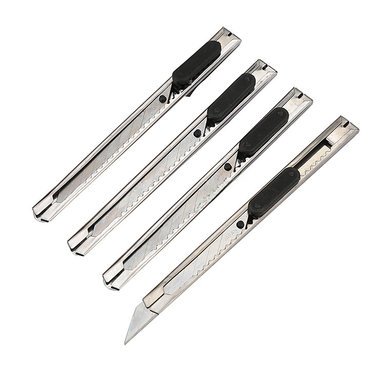 Stainless steel art knife small size portable office supplies metal paper cutting knife student stationery hand tool knife wholesale