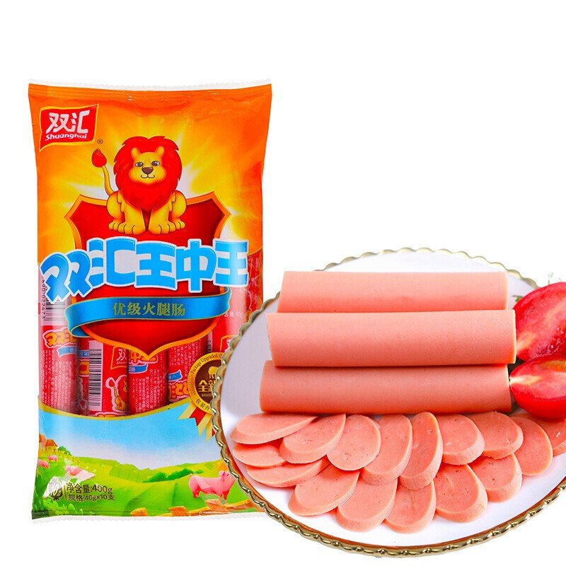 Shuanghui Wang Zhongwang ham sausage instant noodles partner chicken sausage barbecue fried string moisturizing sweet king corn sausage