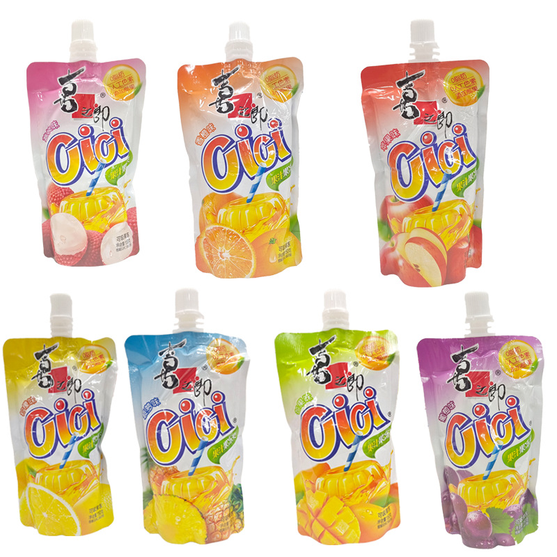 Xizhilang Suckable Jelly 150g Cici Fruit Juice Jelly Summer Beverage Convenience Store Jelly Snack Wholesale