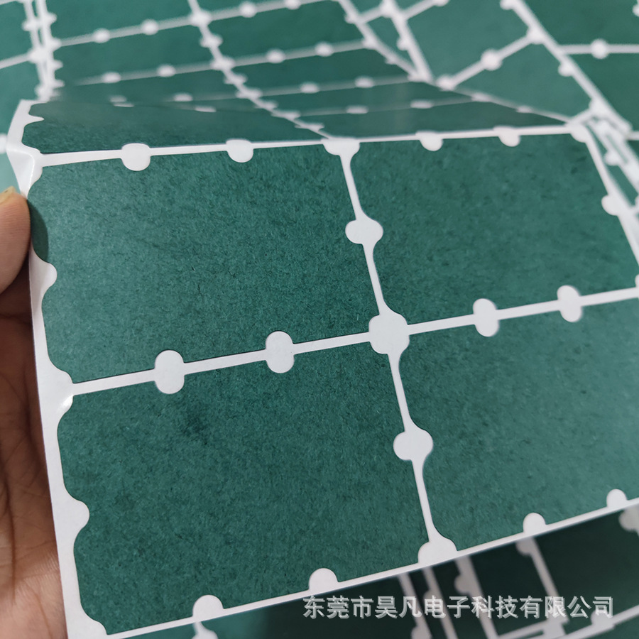 Adhesive Green Paper Battery Green paper fireproof flame retardant coated green paper processing motor insulation paper punching