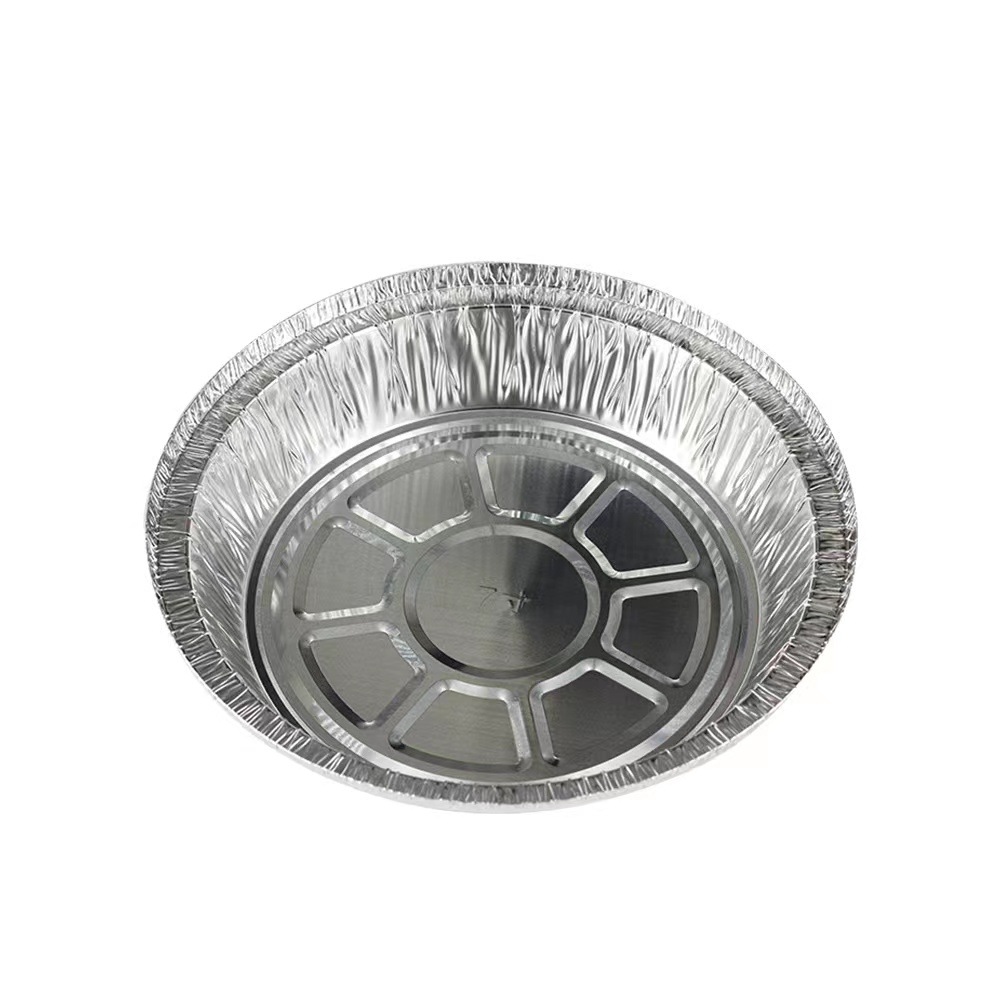 Aluminum Foil Dining Box Special Tin Paper Plate for Air Fryer Household Thickened Grilled Fish Grilled Shrimp Factory Spot Tin Paper Dinner Plate