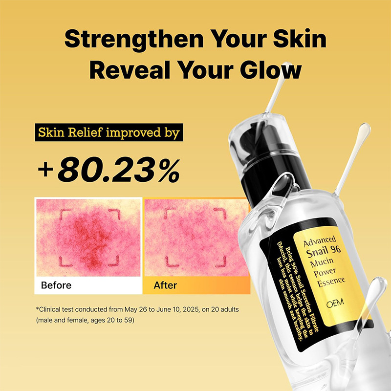 Cross-Border Cosrx Snail Moisturizing Essence Gentle Repair Facial Hydrating Moisturizing Antioxidant Processing Customized Oem