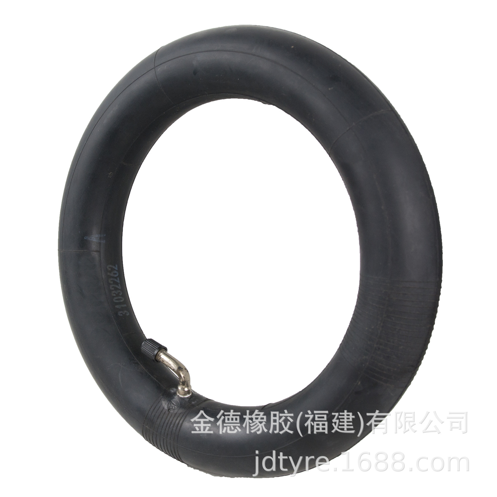 Jinde Rubber 14X2.125 0 Degree Angle Electric Vehicle Unicycle Butyl Rubber Inner Tube Anti-Slip and Bubble Wrap