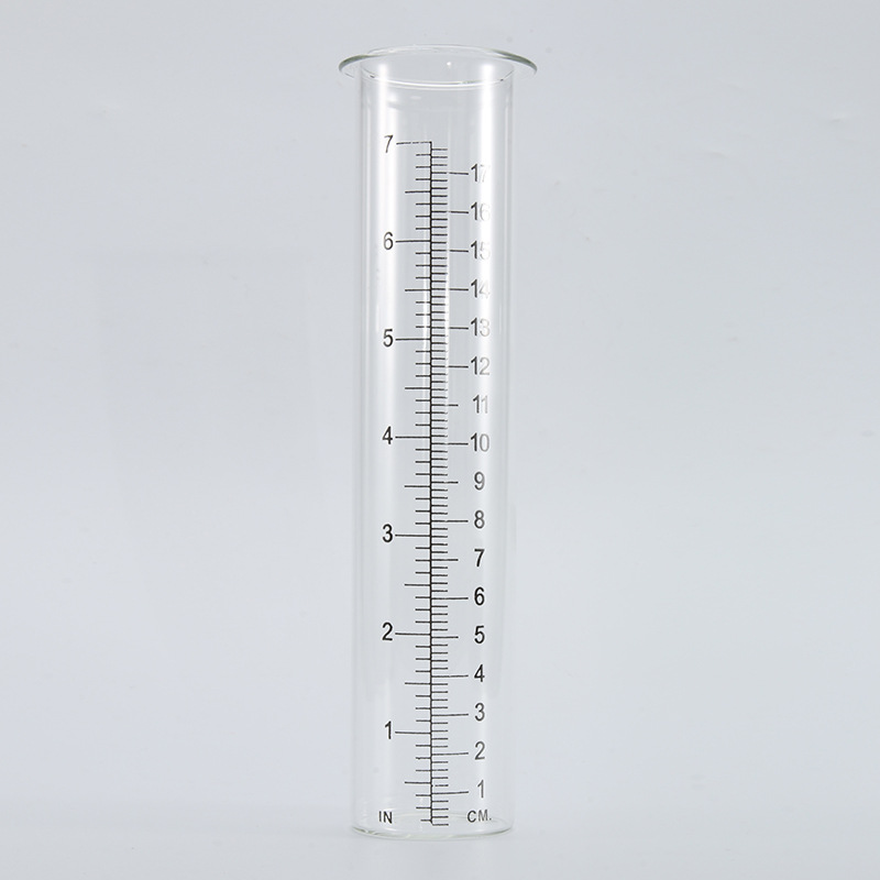 Ренрен долгосрочная поставка стеклянных дождемеров для улицы, цилиндр для измерения дождя, садовые инструменты, прямая поставка от производителя