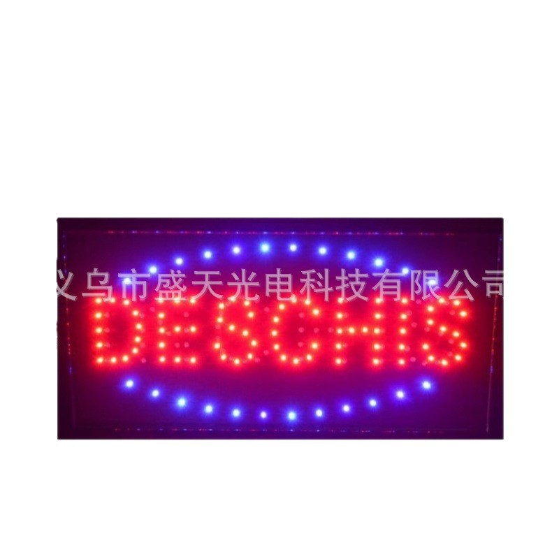 Super Bright Led Neon Light 19x10inch Open Commercial Sign Luminous Advertising Light Board