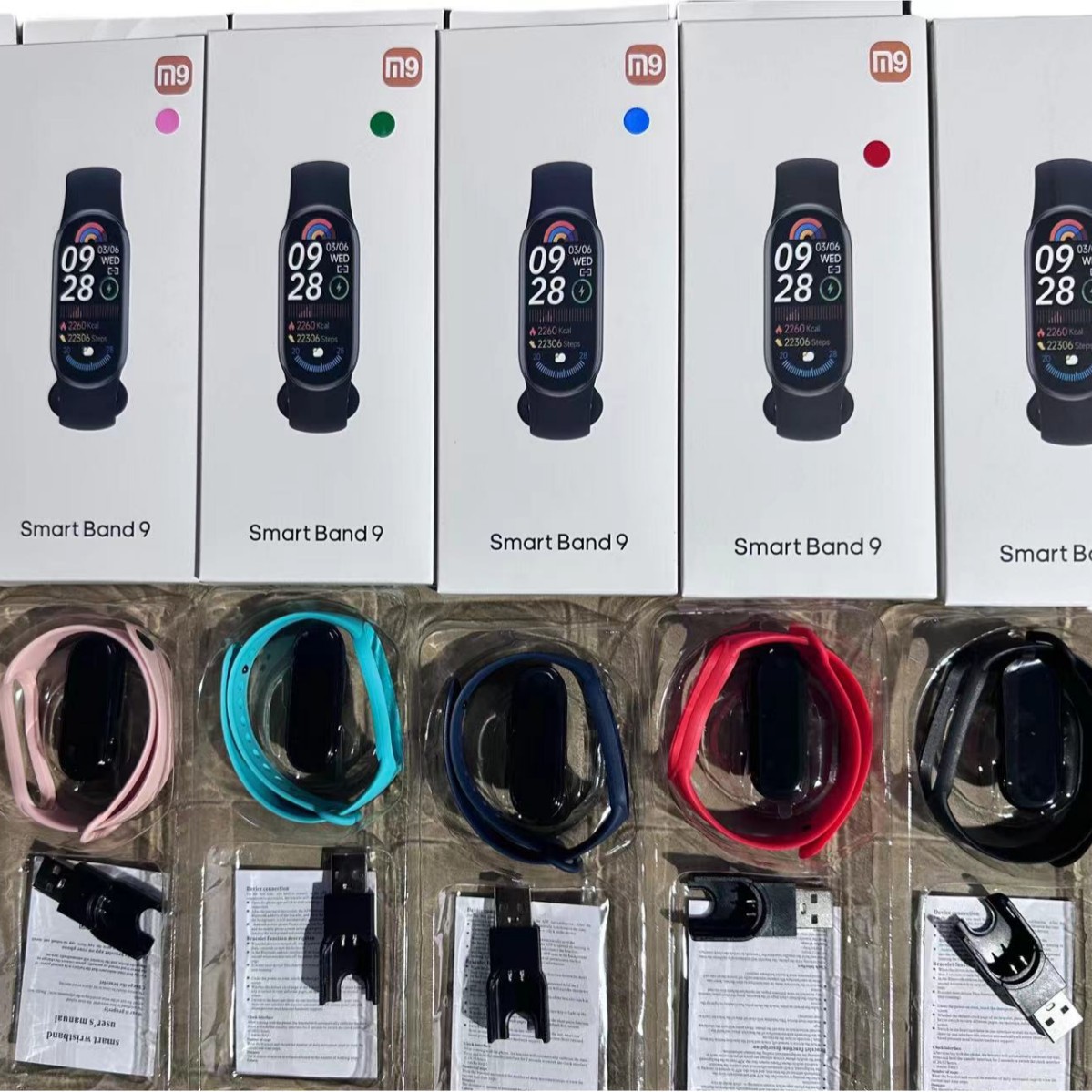 Умный браслет M9 с NFC, контроль доступа, измерение пульса, давления, кислорода, многоязычный, напоминание WeChat