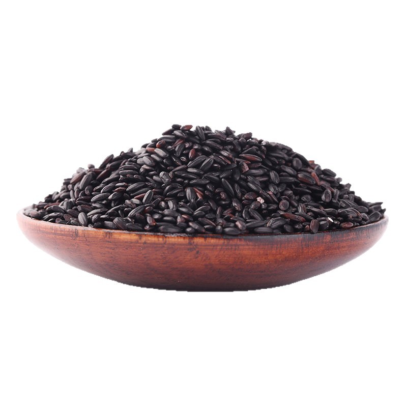 Processing and Customization of Low-Temperature Roasted Black Rice Freshly Ground Soy Milk Powder Raw Material Black Rice Bulk Wholesale Cooked Northeast Black Rice