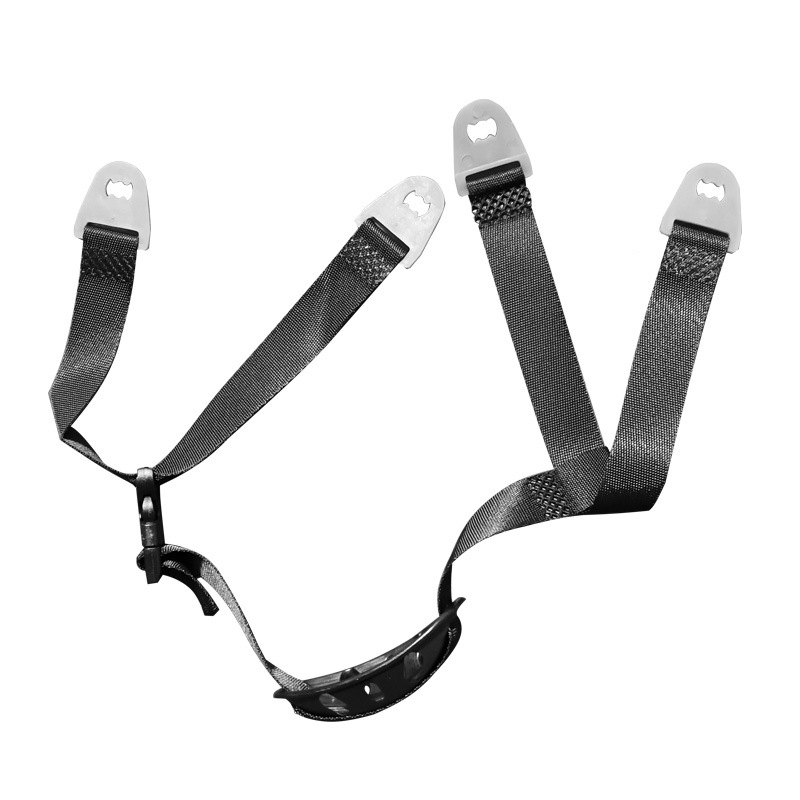 Safety Helmet Accessories Hat Belt Chin Belt Y-shaped Lightning Buckle Lower Jaw Belt Lower Barto Hat Rope Double Ear Belt