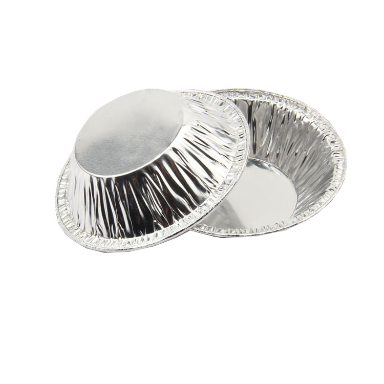 Disposable tinfoil egg tart mold round egg tart cup aluminum foil egg tart base holder alms cake mold baking tool
