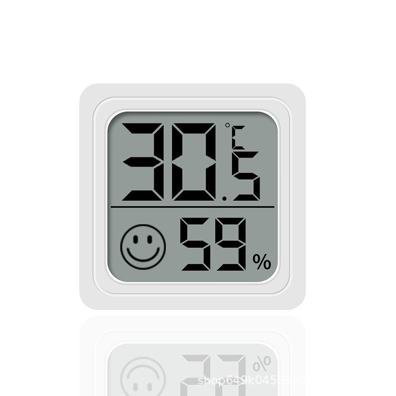 Household Thermohygrometer Bedroom Indoor Mini Portable Humidity Digital Electronic Temperature Detector Amazon Wholesale