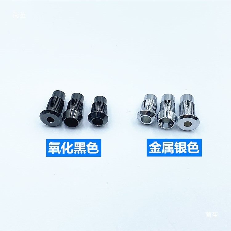 Open Hole 8mm Metal Led Indicator Light Accessories Lamp Holder Single and Double Color 2 Holes 3 Holes Bottom Plug Concave and Convex Flat Head Lamp