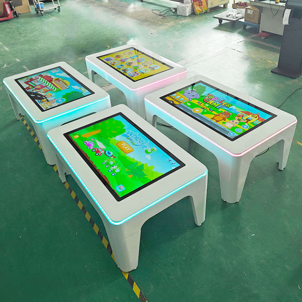 43-дюймовый умный интерактивный сенсорный дисплейный стол, ПК «всё в одном» для учебной зоны детей