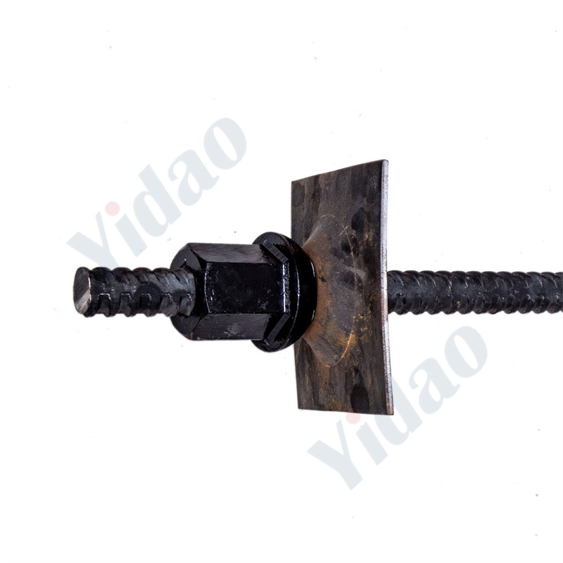 Epoxy Coating Thickness 220 Microns Anti-Floating Anchor Rod Threaded Carrier Psb1080 Precision Rolled Threaded Steel M32 Gauge